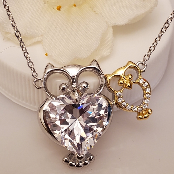 New Large Diamond Paired Owl Buddies - Picture 3 of 11